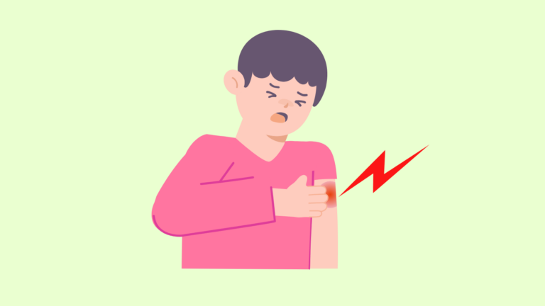 테니스엘보에 걸린 남자 초음파검사와 체외충격파 치료가 필요하다